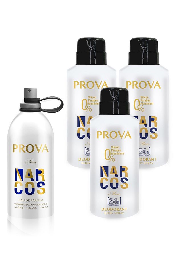 Narcos Edp Erkek Parfüm 120 ml Ve Deodorant 150 ml  3 Adet - 1