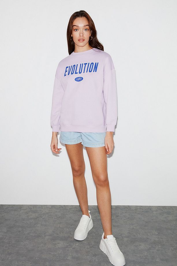 Ivory Oversize Lila Sweatshirt - 6