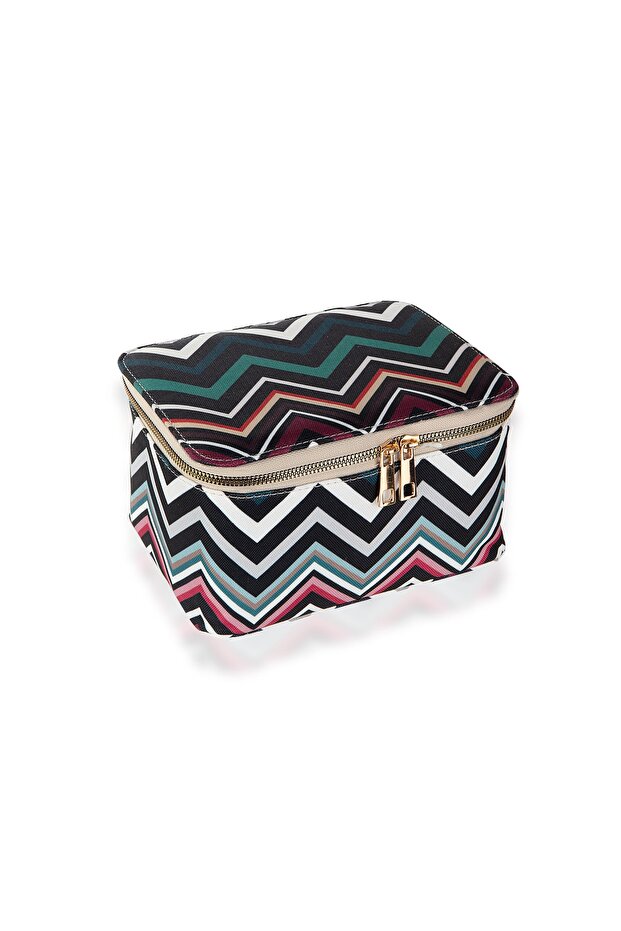 Zigzag Makeup Bag Makeup Supply Bag