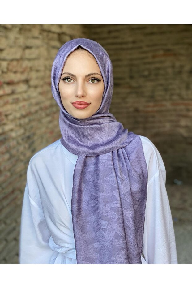 Fırça Desen Jakar Şal - 1