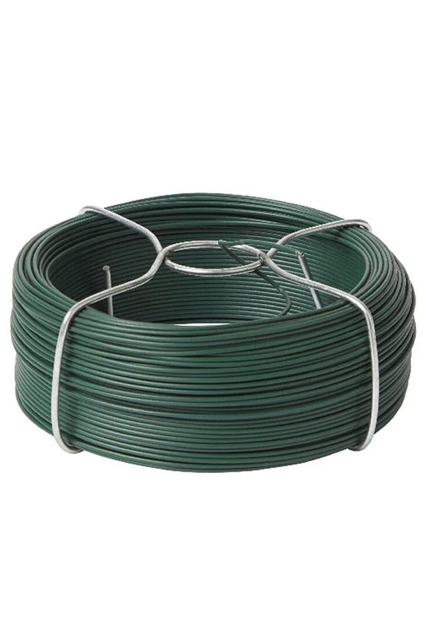 Çit Teli Rulo Çit Gerdirme Teli Pvc Kaplamalı Yeşil 2,4mm 50 Metre Ad036 - 2