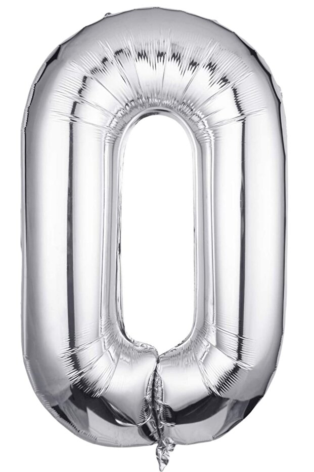 Silver Foil Letter Balloon 100 Cm Helium Compatible Balloon Letter O