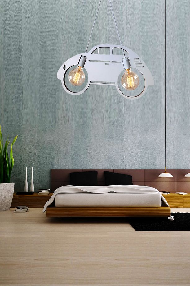 Woswos Avize Sarkıt Modern Rustik Lüks Dekoratif Retro Lamba Genç-çocuk Odası Avize - 7