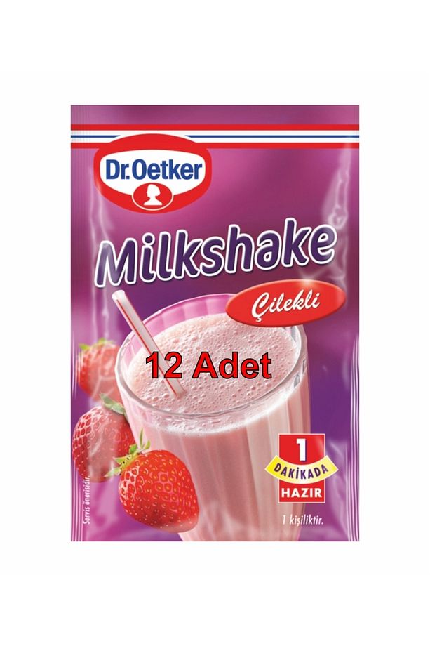 Milkshake Çilekli 12'li - 1