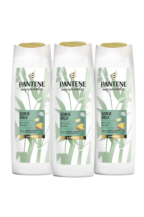 Uzun Ve Güçlü Şampuan, Bambu Ve Biyotinli, 400 ml x 3 Adet - 2