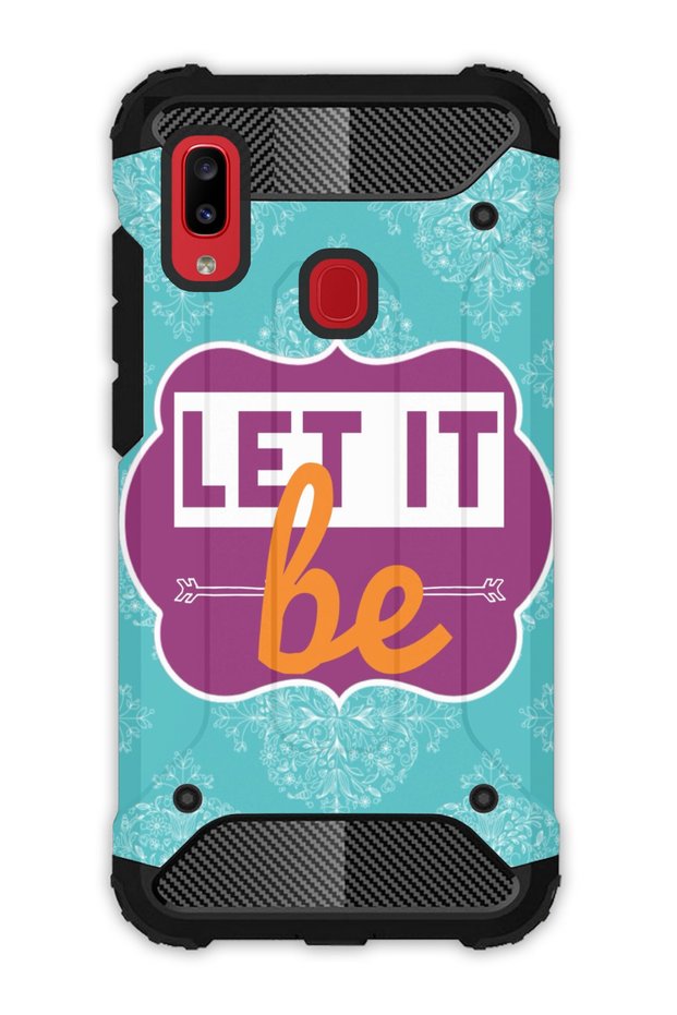 Samsung Galaxy A20 A30 Compatible Case Tank Full Protection Antishock - Let It Be