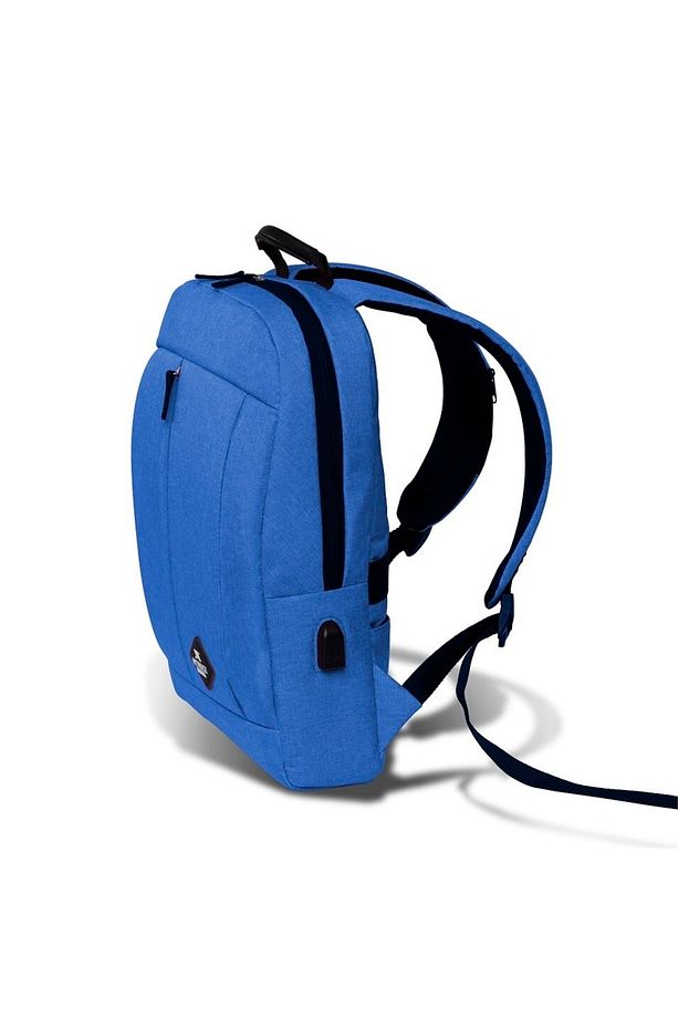 Smart Bag Galaxy Usb Şarj Girişli Notebook Laptop Sırt Çantası Mavi - 4