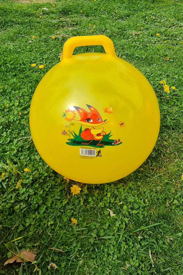 Zıp Zıp Kanguru Zıplama Plates Topu Çocuk Plates Topu 100 Cm Çap 40 Cm Yüksek Karışık Renk Gönderilr - 4