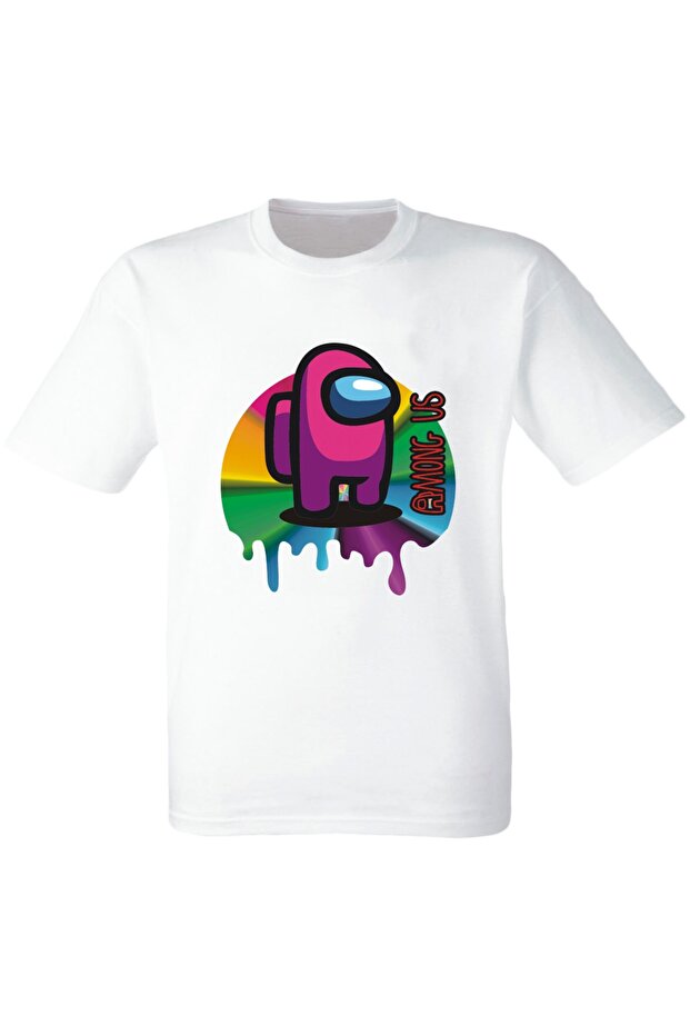 Baskılı Beyaz Tshirt - 3