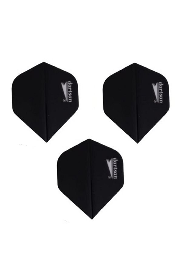 5 Set (15 ADET) Dart Flight-flayt. 100 Micron Pet Siyah - 4
