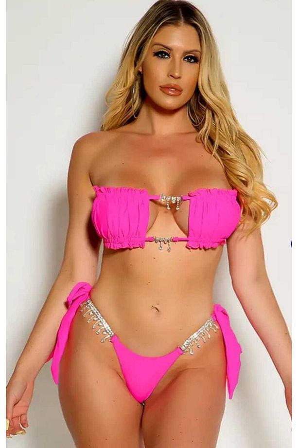 Taşlı Bikini Set - 1