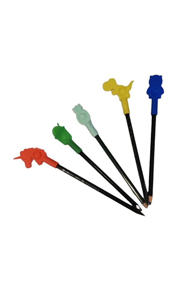 Popit Pen Head, Popit Pen Ornament, Fun Pen Ornament, 5-Piece Popit Pen Head