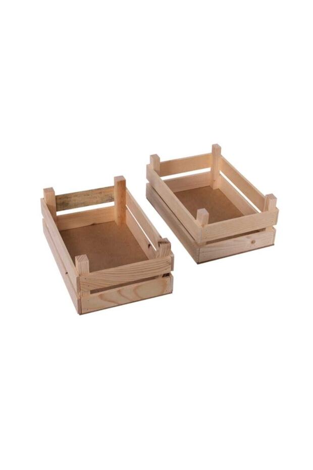 Ahşap Kasa 2 Adet - 1