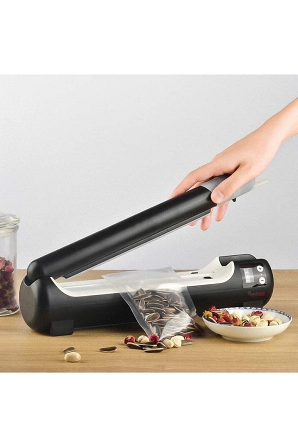 Masaüstü Poşet Yapıştırma Makinesi 20 Cm 200pd siyah renk - 1