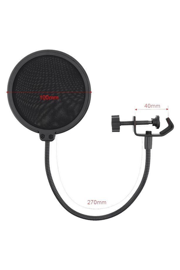 Stüdyo Mikrofon Pop Filtre - Pop Filter Gürültü Engelleyici - 5