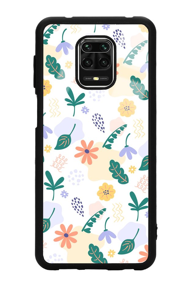 Xiaomi Redmi Note 9 Pro Glossy Phone Case with Tiny Flowers Design