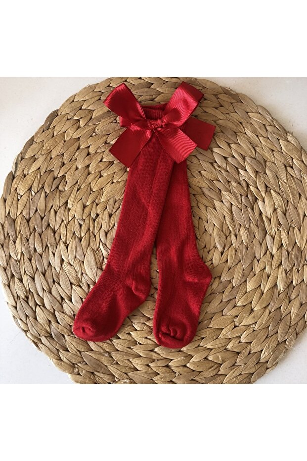 Ribbon Knee Socks