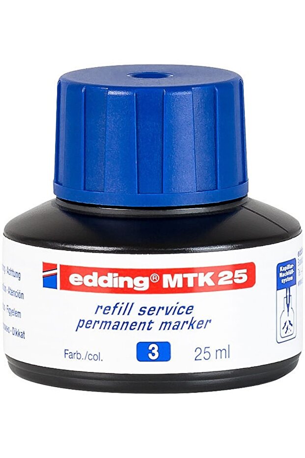 Mürekkep 25 ml Mavi ( E-mtk25) - 1