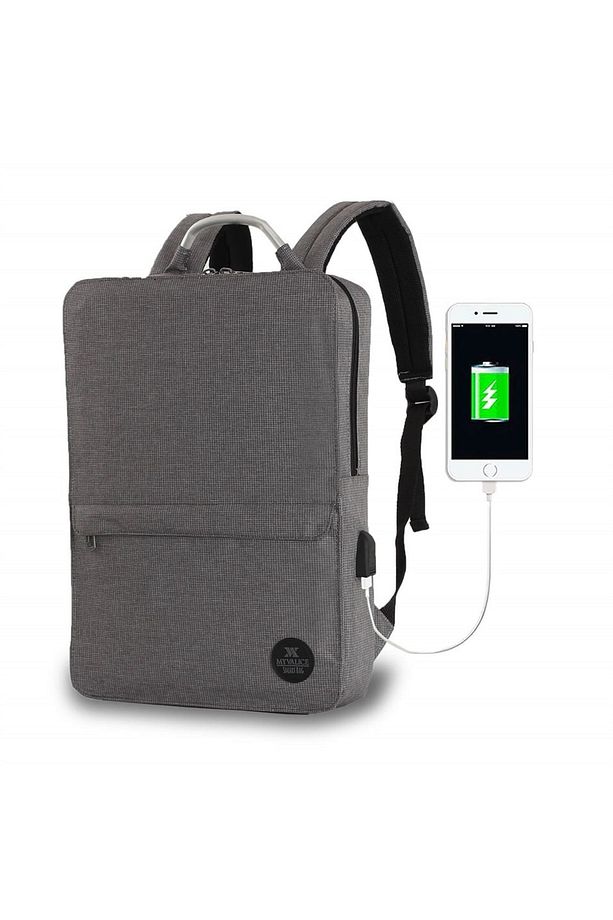 Smart Bag Usb Şarj Girişli Akıllı Sırt Çantası 1210 Antrasit - 1