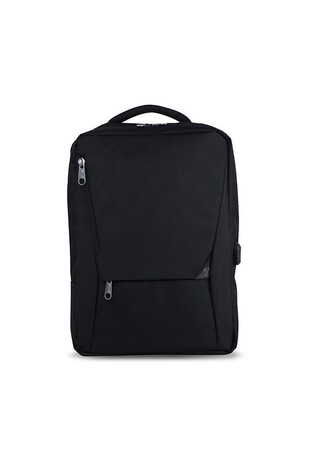 Smart Bag Active Usb Şarj Girişli Slim Notebook Laptop Sırt Çantası Siyah - 4