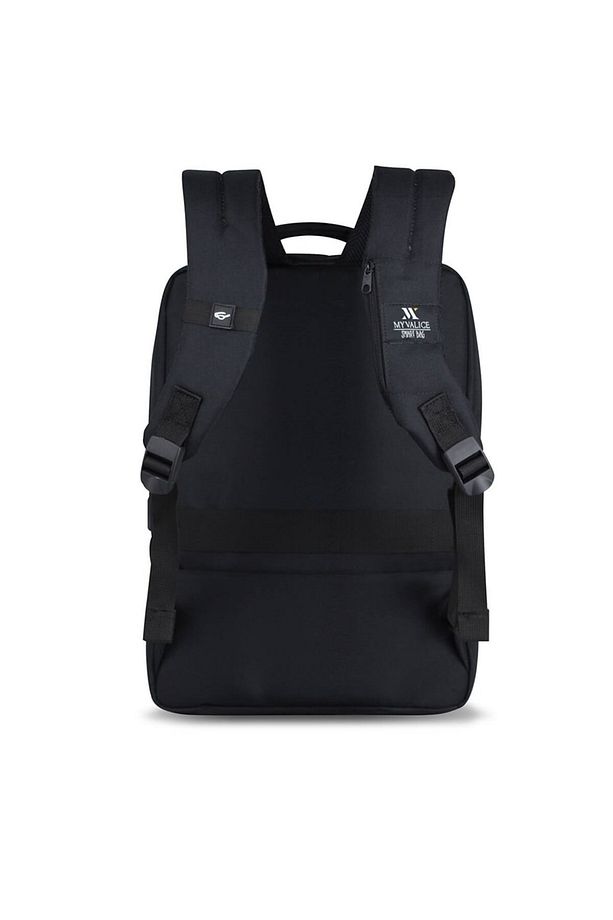 Smart Bag Active Usb Şarj Girişli Slim Notebook Laptop Sırt Çantası Siyah - 5