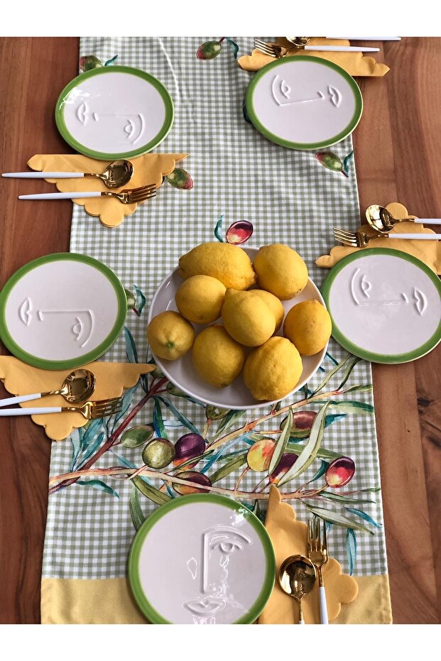 Face Tatlı Tabağı Yeşil - 5