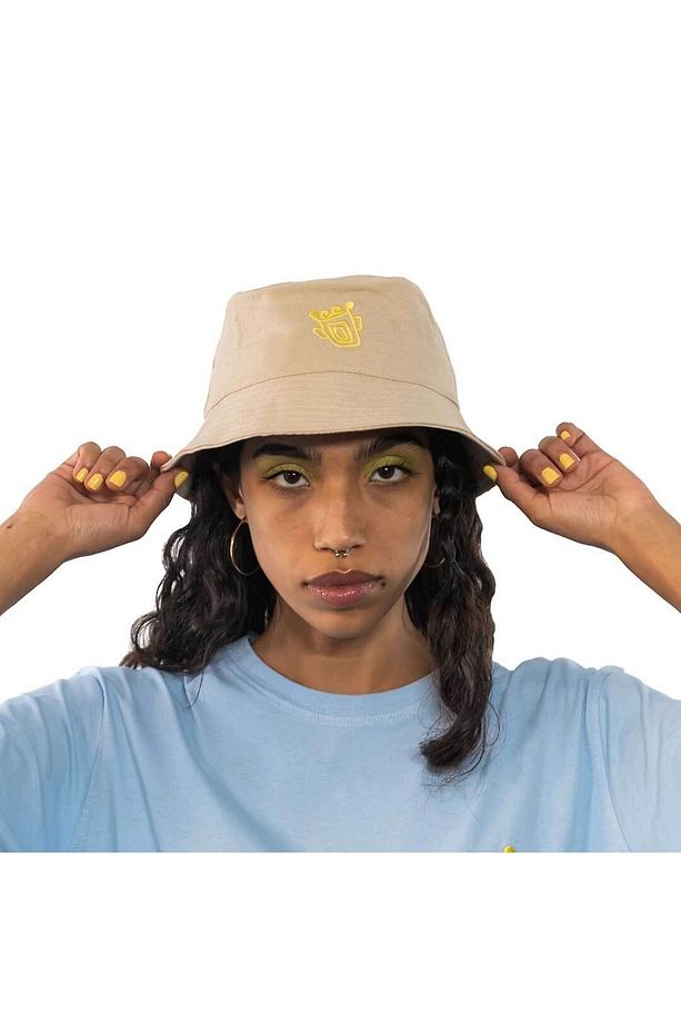 %100 Pamuk Bucket Şapka - 5