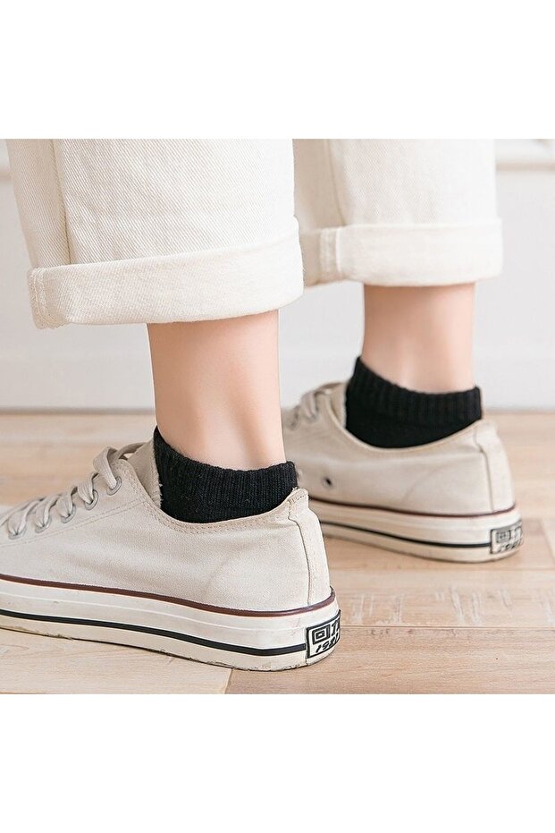 جوارب صيفية ملونة أساسية مكونة من 6 قطع للجنسين - 3