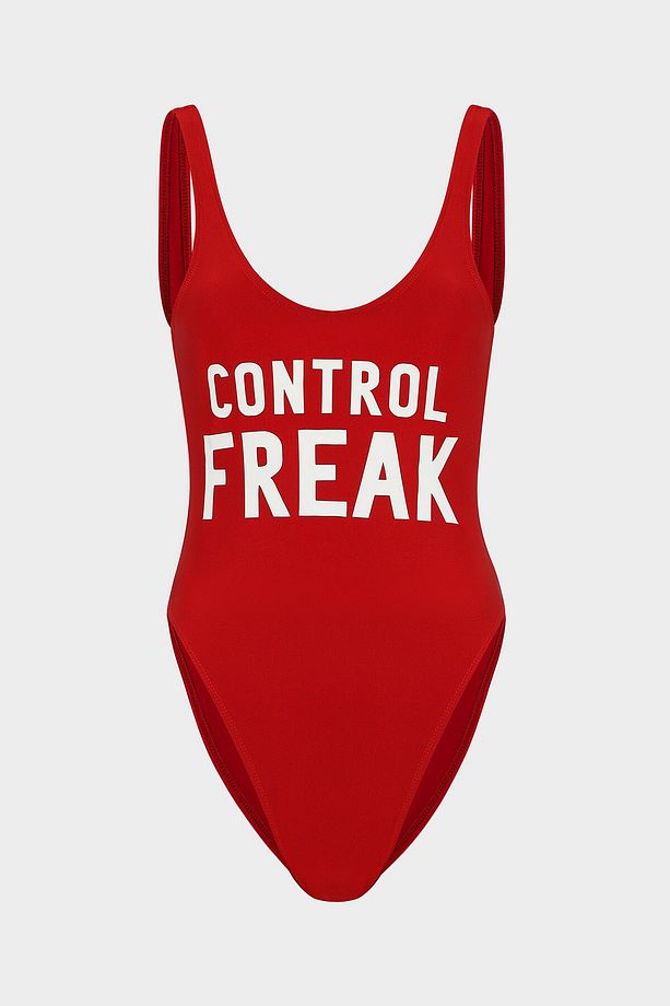 Control Freak Sloganlı Push Up Mayo - 1