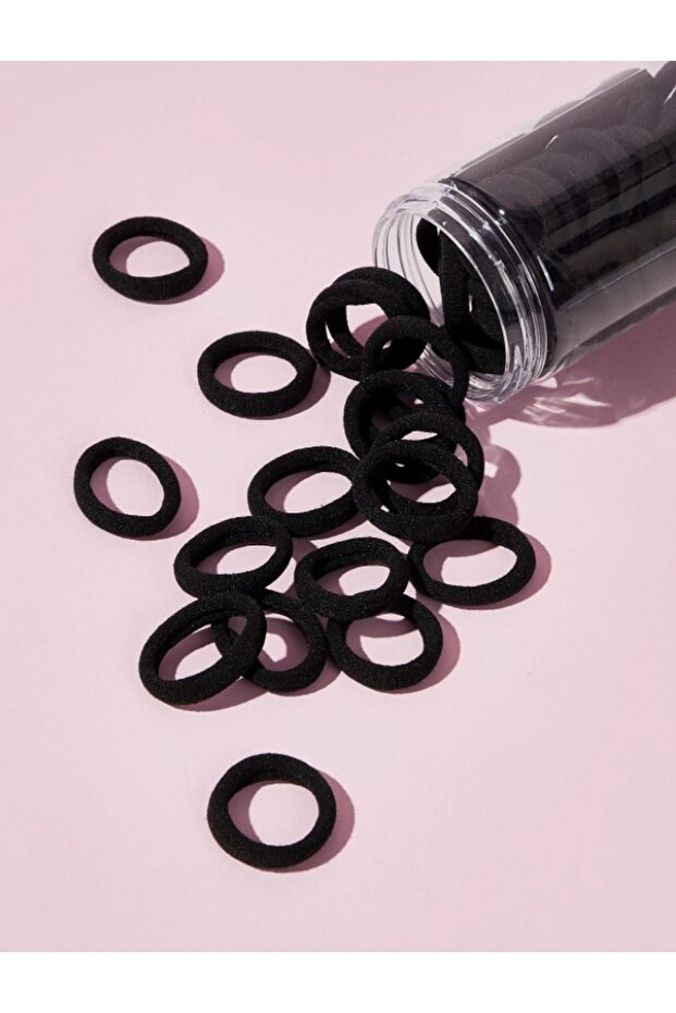 50 Pcs Black Rubber Buckle Set Adult