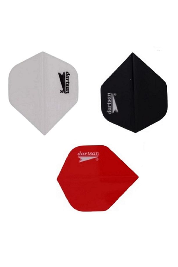 5 Set (15 ADET) Dart Flight-flayt. 100 Micron Pet Siyah - 2