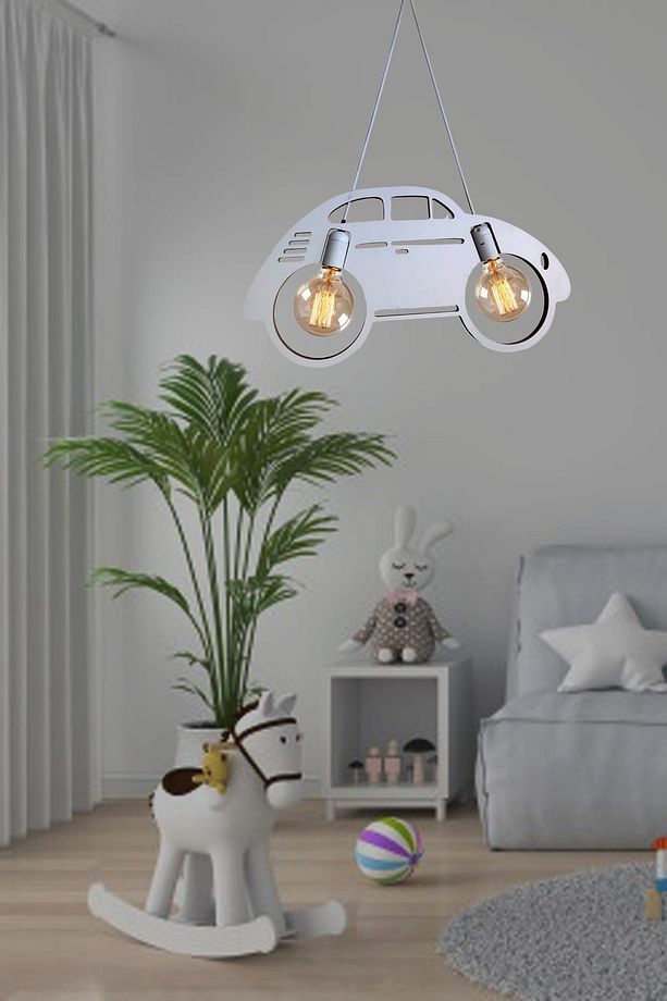 Woswos Avize Sarkıt Modern Rustik Lüks Dekoratif Retro Lamba Genç-çocuk Odası Avize - 3