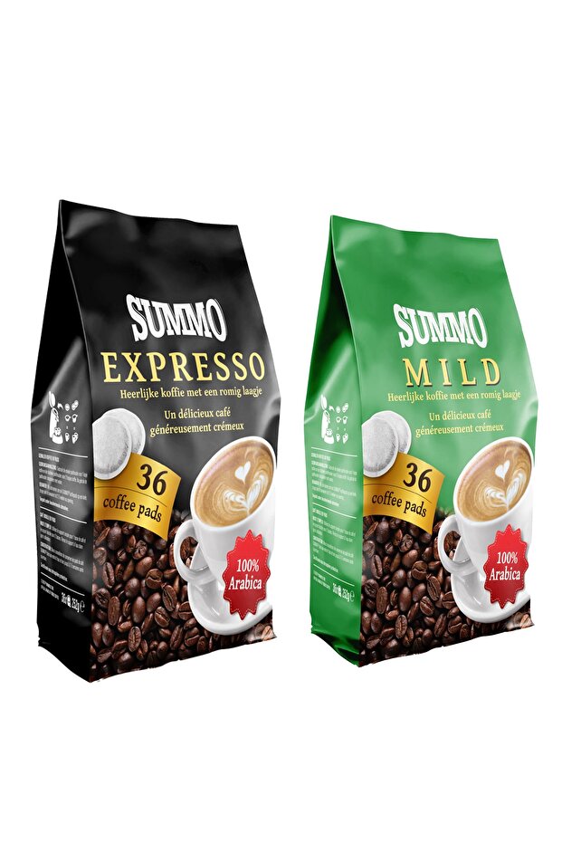 Senseo 1 Adet Mild Ve 1 Adet Espresso 72li Paketi 36x2 Paket Pad Kahve Kapsülü - 1