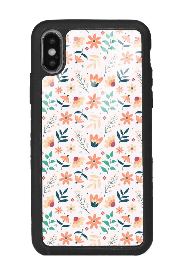 Tiny Autumn Design Glossy Phone Case Compatible with iPhone X - XS