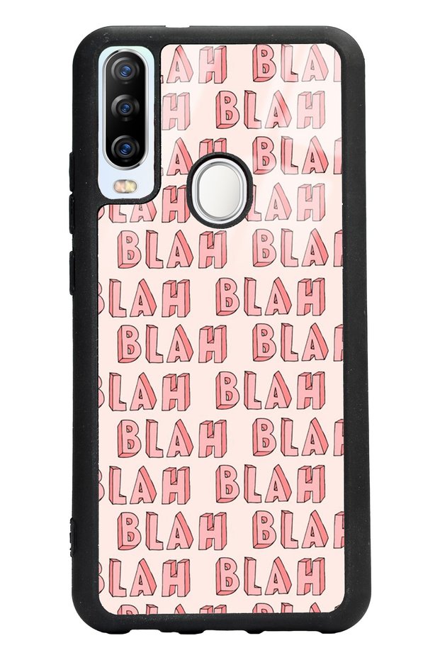 حافظة هاتف لامعة متوافقة مع General Mobile Gm 20 Pro Blah Blah