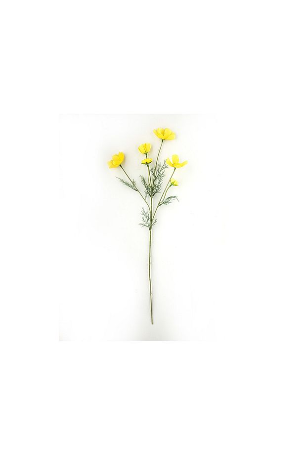 Daisy Tek Dal Yapay Çiçek 62 Cm Sarı - 3