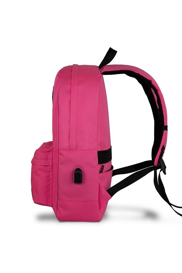 Smart Bag Specta Usb Şarj Girişli Akıllı Laptop Sırt Çantası Pembe - 4