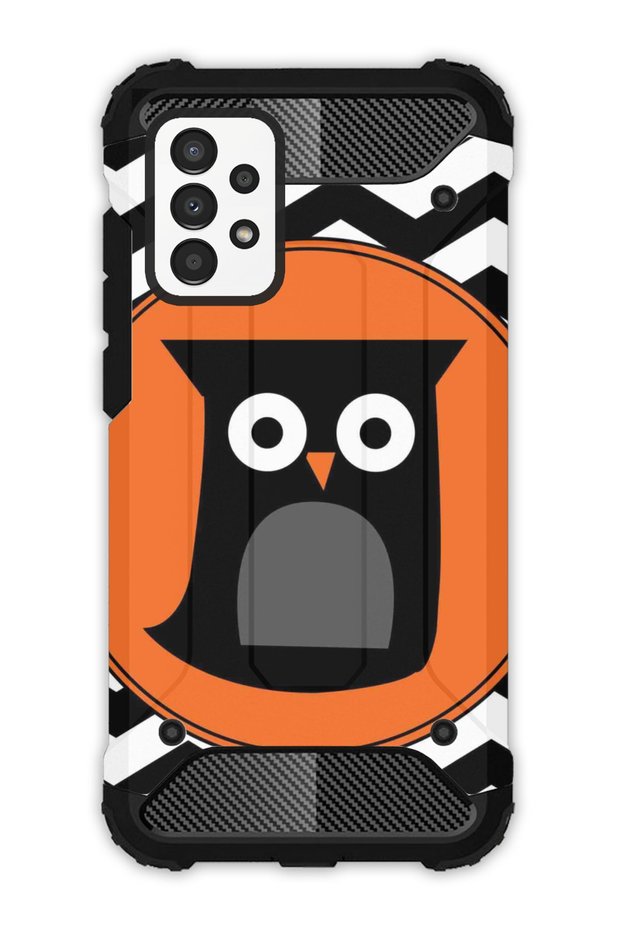 Galaxy A52 Compatible Case Tank Full Protection Antishock - Zigzag Owl