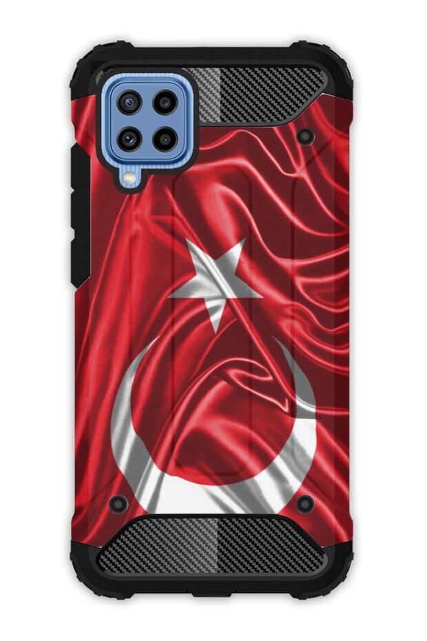 Galaxy M22 A22 M32 Compatible Case Tank Full Protection Antishock - Şanlı Türk