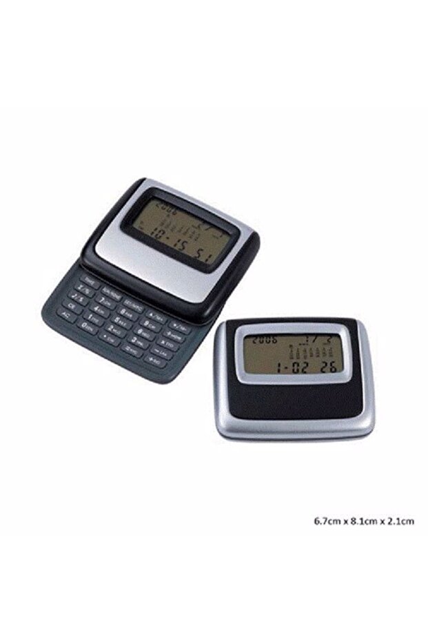 Mini Hesap Makinesi Dijital Takvim Ve Saat - 3