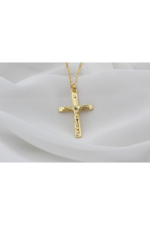 Gümüş Haç Kolye - 2