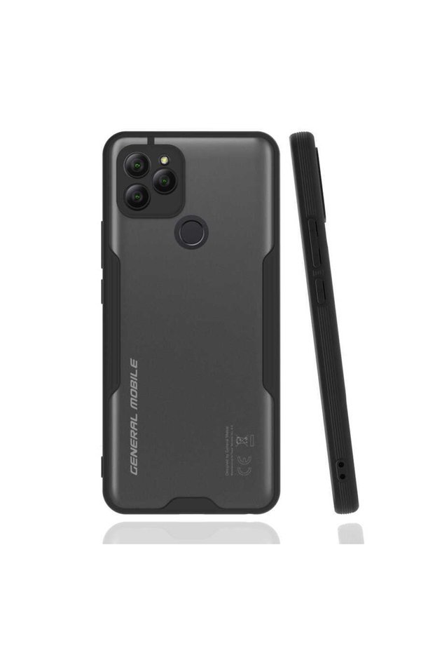 General Mobile 21 Compatible Case with Camera Protection Transparent Silicone Back