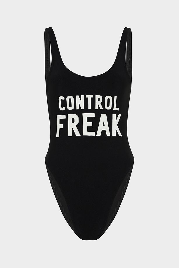 Control Freak Sloganlı Push Up Mayo - 1