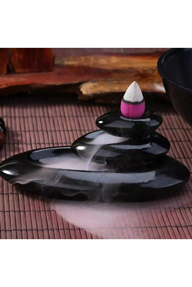 Taş Model Geri Akışlı Tütsülük Şelale - 2