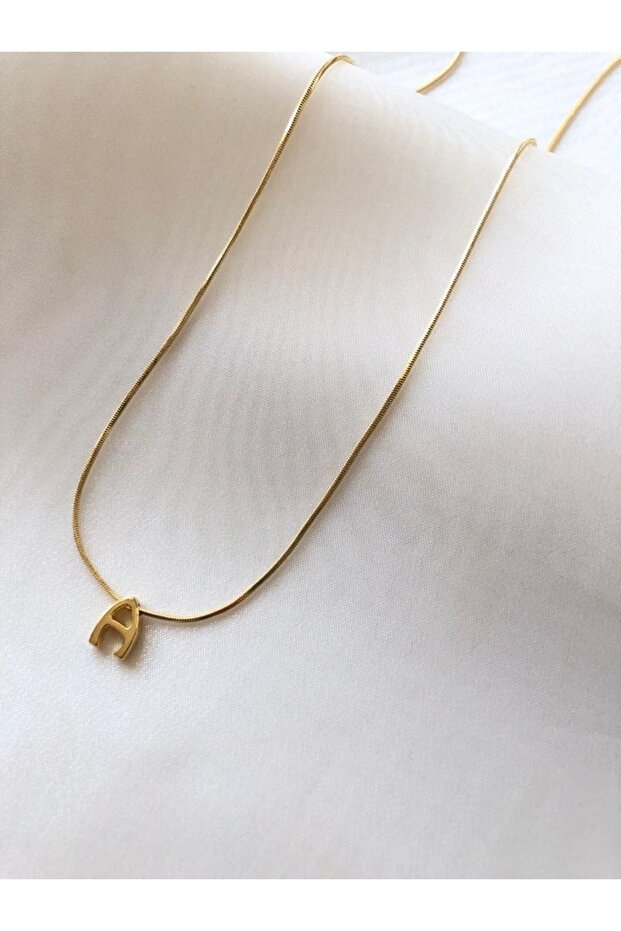 A Harfli Gold Kolye - 1