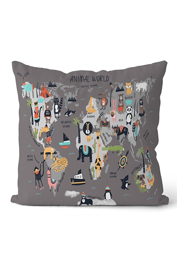 Double Sided Children's Throw Pillow Cover Code: Kircck0116