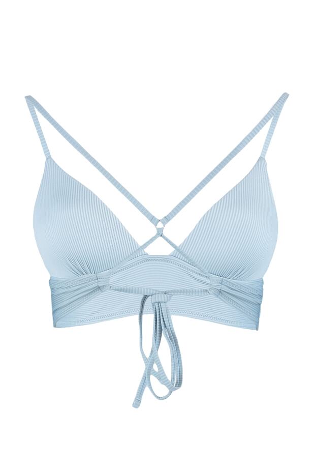 Niebieski trójkątny stanik bikini z push-upem TBESS21BU0010 - 5