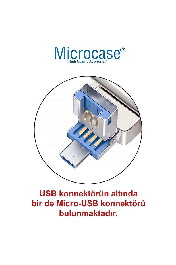 Type-c Lightning Micro Usb Telefonlar Için Sd Kart Okuyucu Flash Disk Adaptör Al2743 Beyaz - 5
