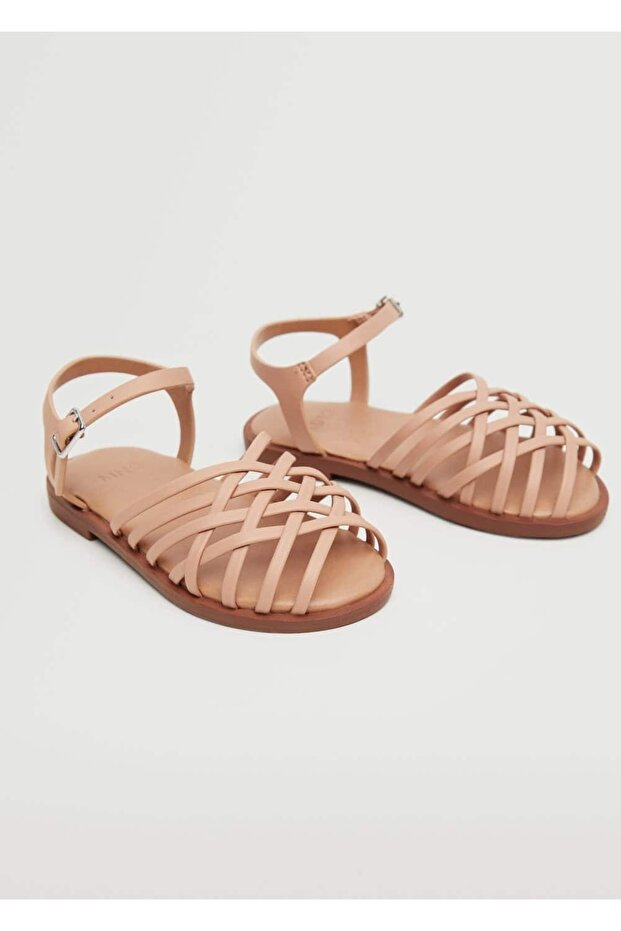 Cross Strap Sandals - 1