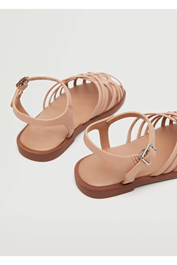 Cross Strap Sandals - 5